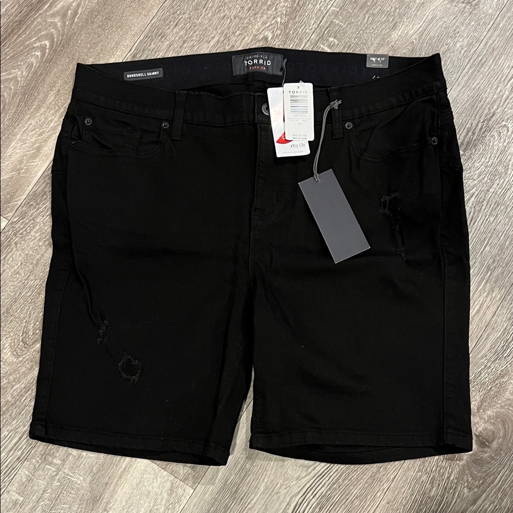 Torrid Women's Black Denim Shorts